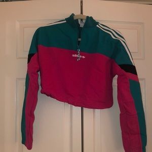 adidas crop pullover